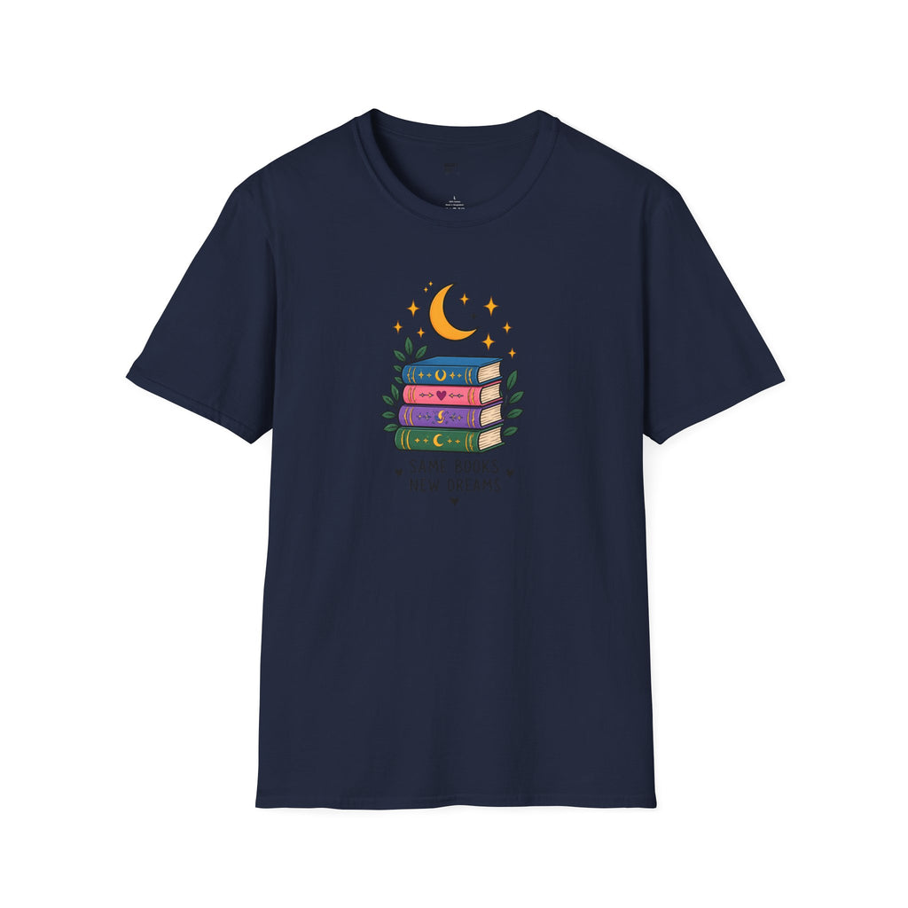 Book Lover T-Shirt — Same Books, New Dreams