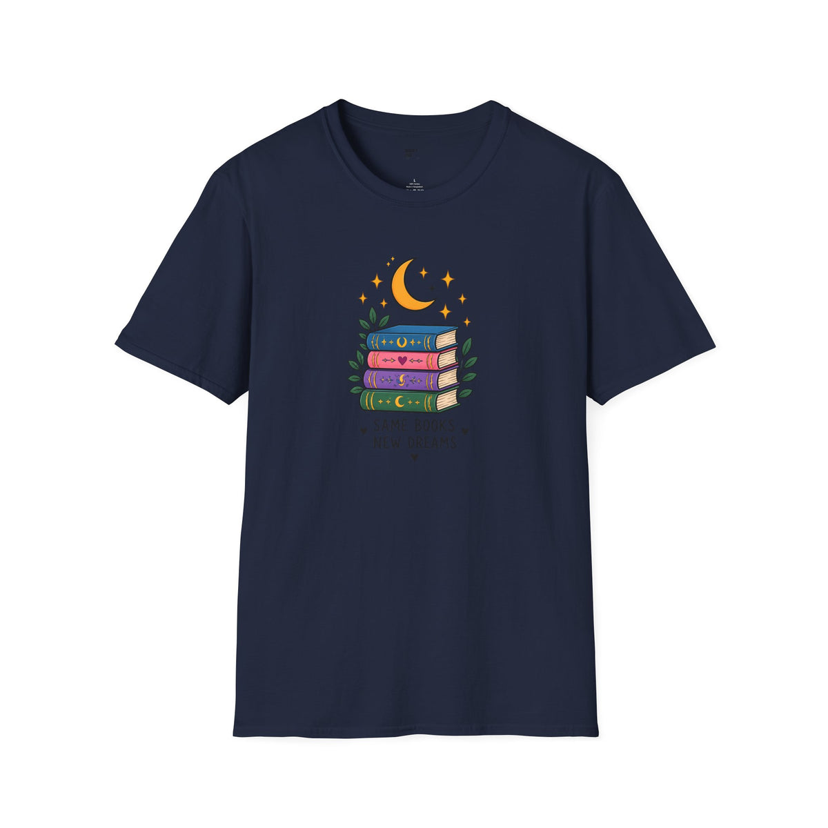 Book Lover T-Shirt — Same Books, New Dreams
