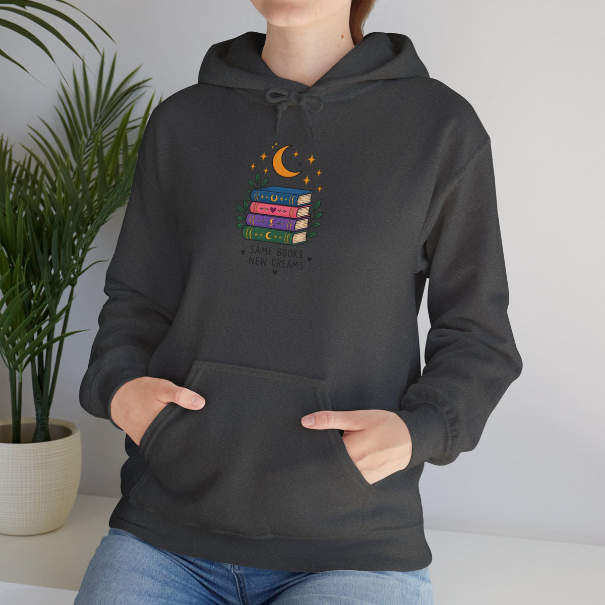 Book Lover Hoodie | Same Books New Dreams