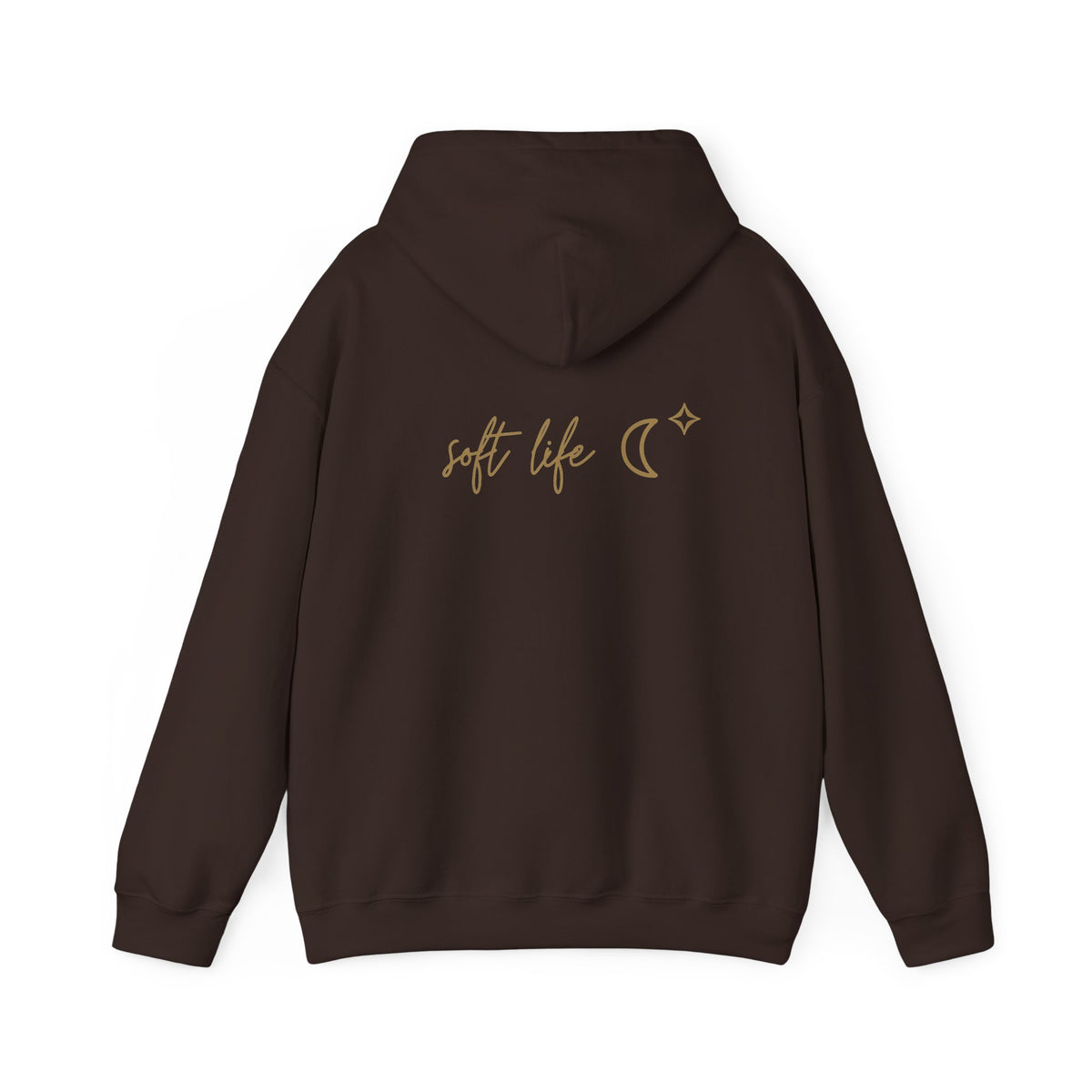 Soft Life Hoodie with back print | Multiple Colors