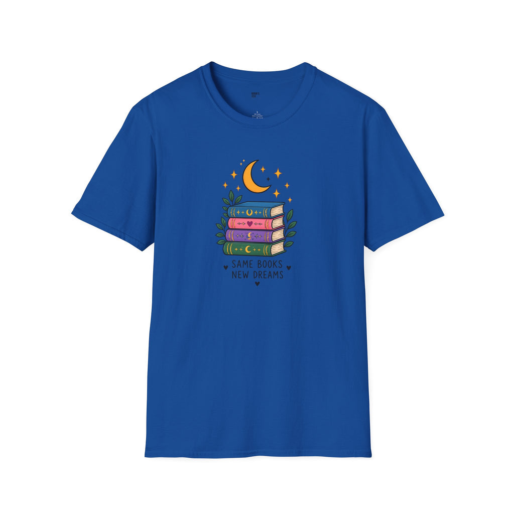 Book Lover T-Shirt — Same Books, New Dreams