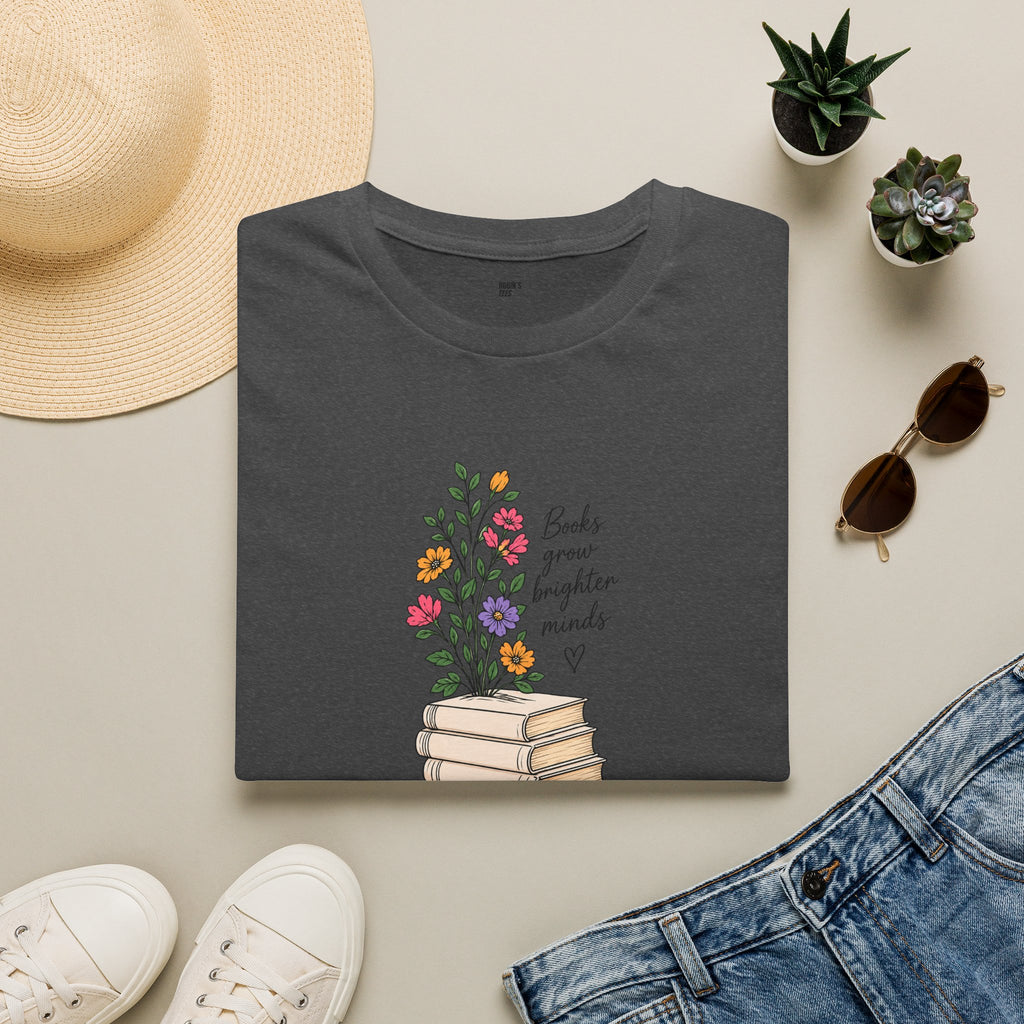 Books Grow Brighter Minds T-Shirt