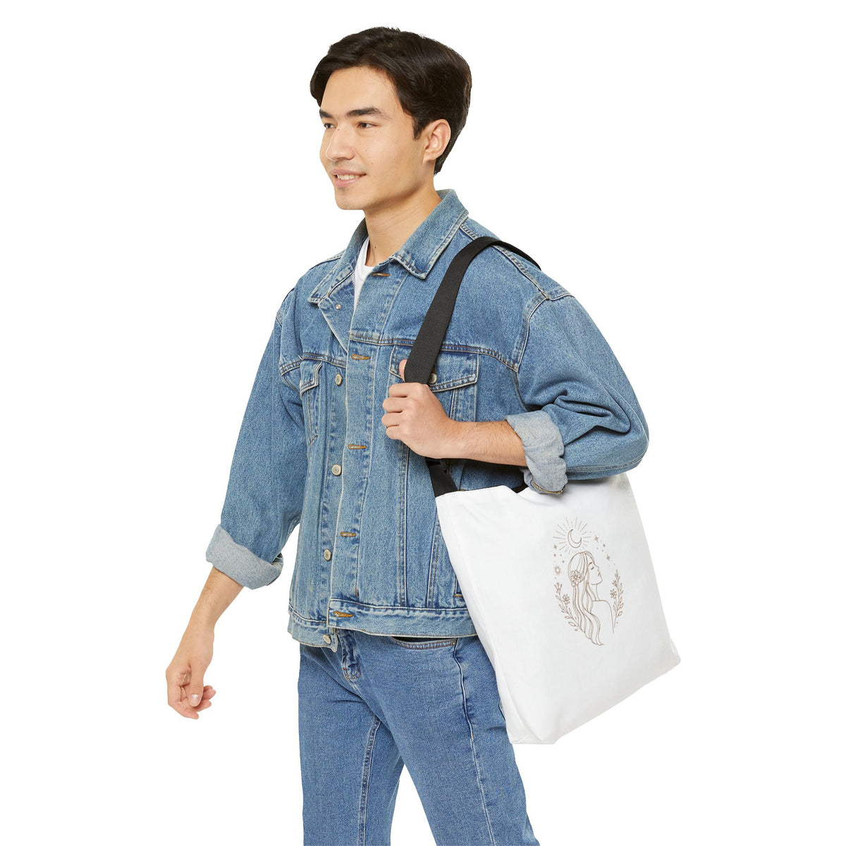 Adjustable Celestial Tote Bag | Personalization possible | Multiple Sizes