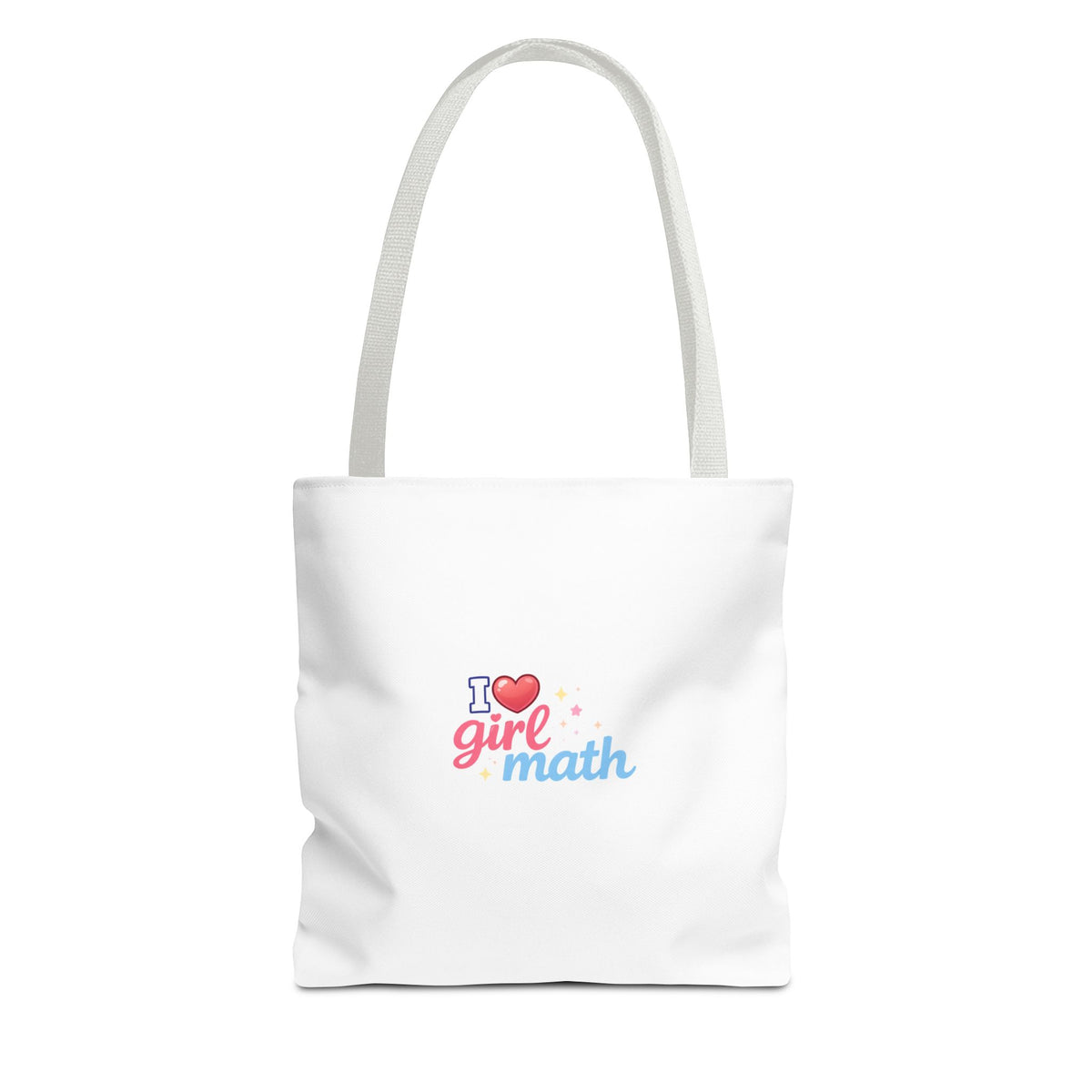 Girl Math Tote Bag | Multiple Sizes | Personalization possible | Multiple Handle Colors