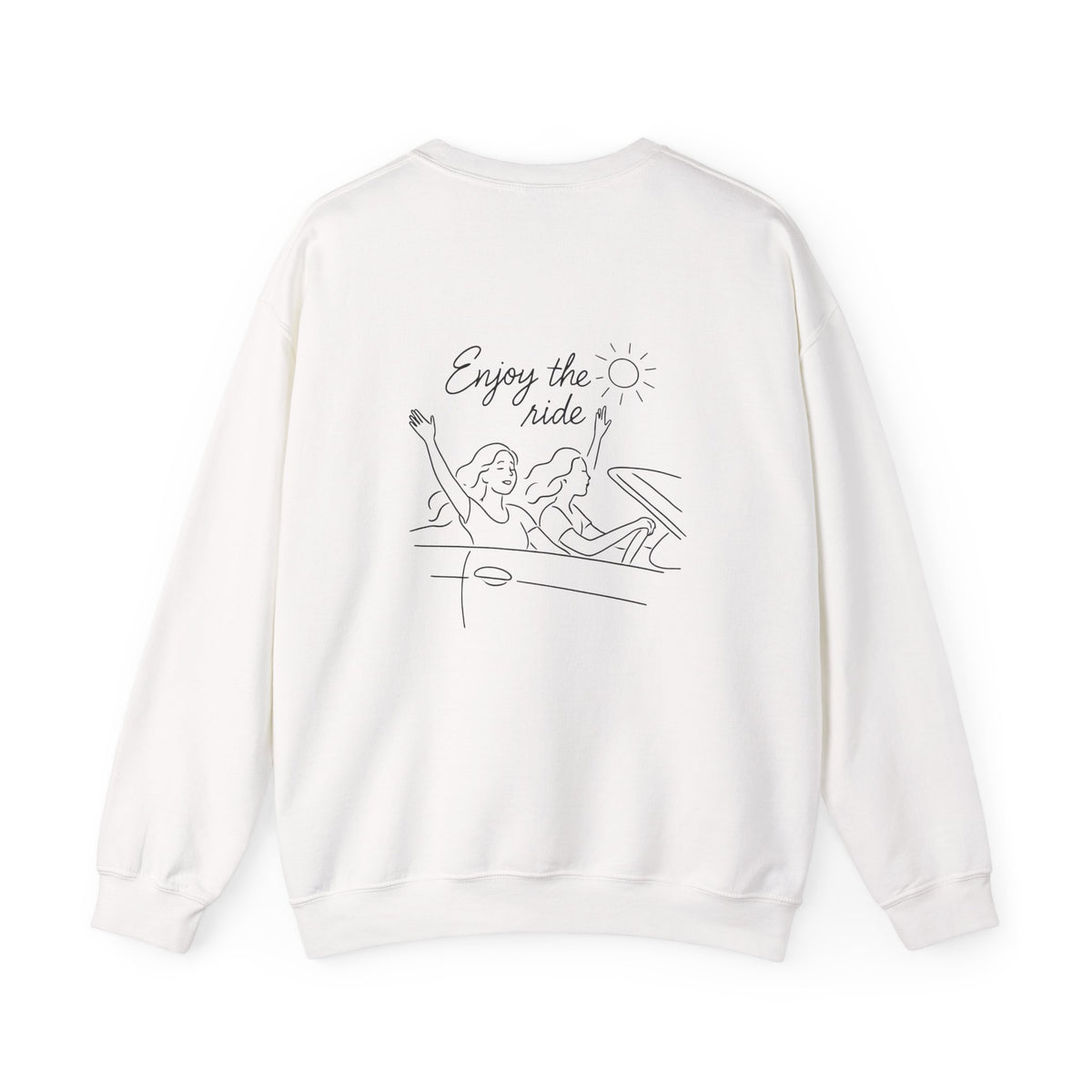 Vibes Sweatshirt with back print | Multiple Colors