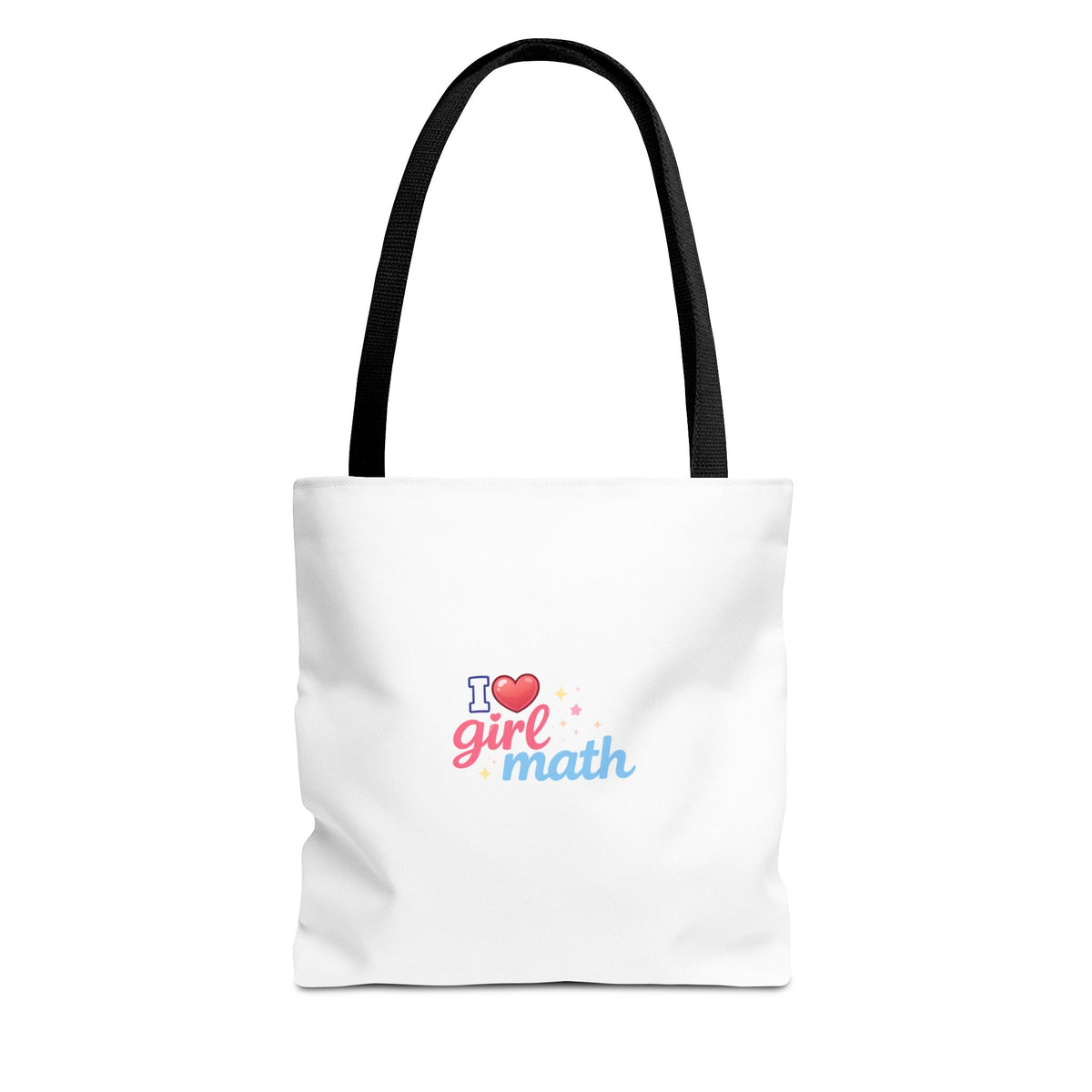 Girl Math Tote Bag | Multiple Sizes | Personalization possible | Multiple Handle Colors