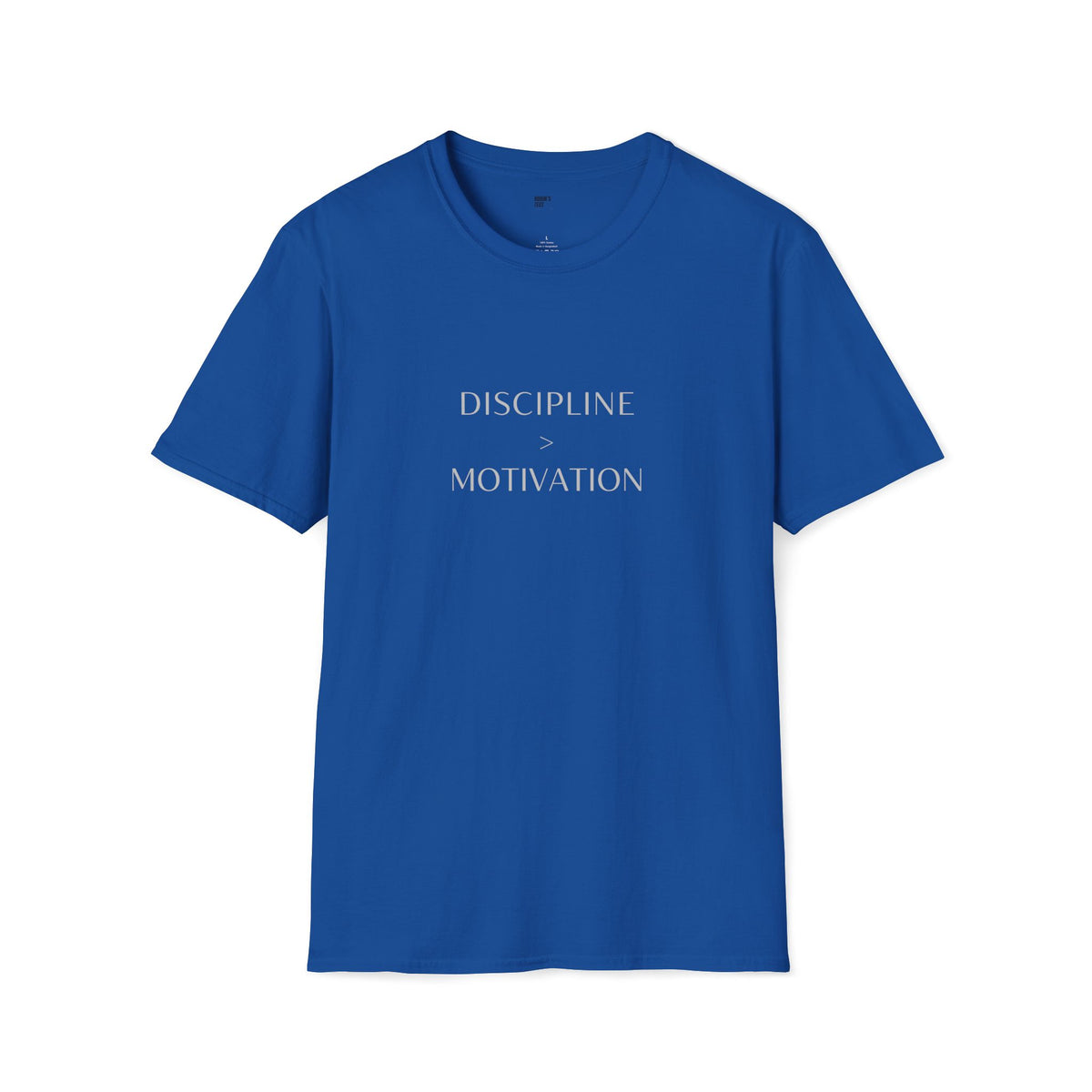 Discipline > Motivation T-Shirt with front and back print | Multiple Colors