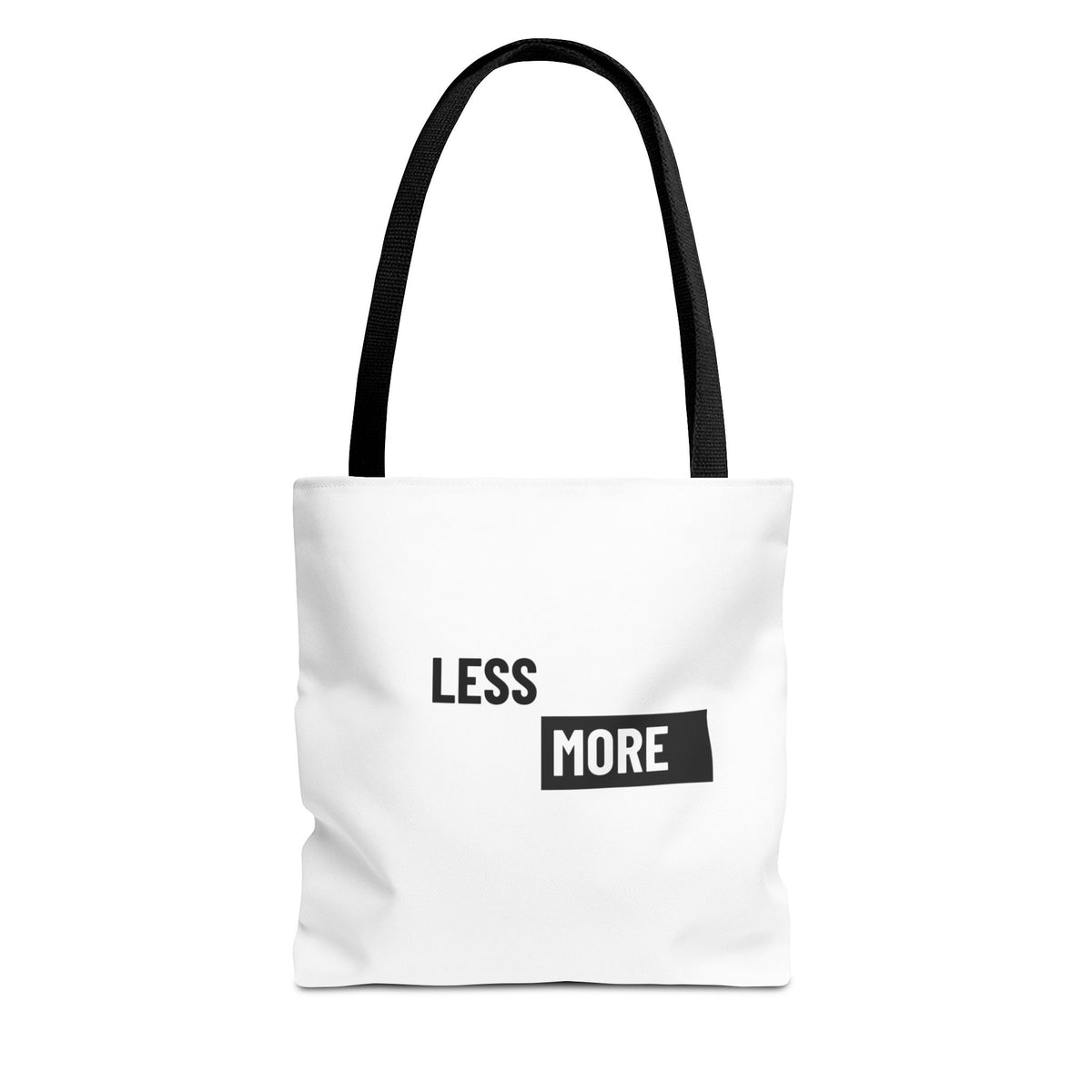 Less is More Tote Bag | Multiple Sizes | Personalization possible | Multiple Handle Colors