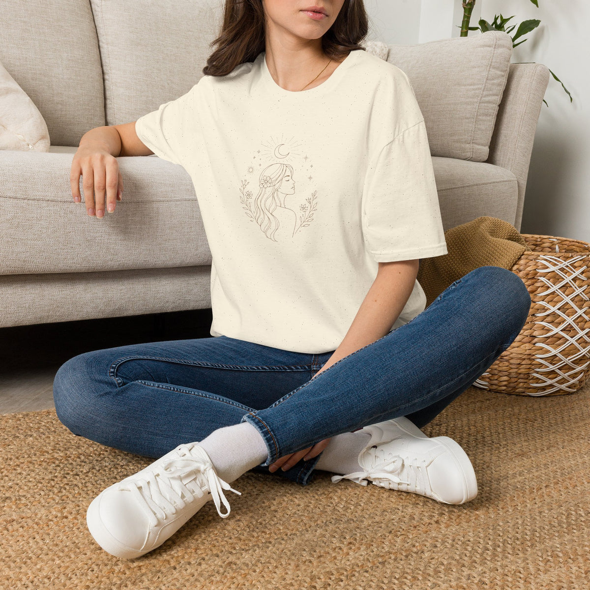 Celestial T-Shirt with front print | Multiple Colors