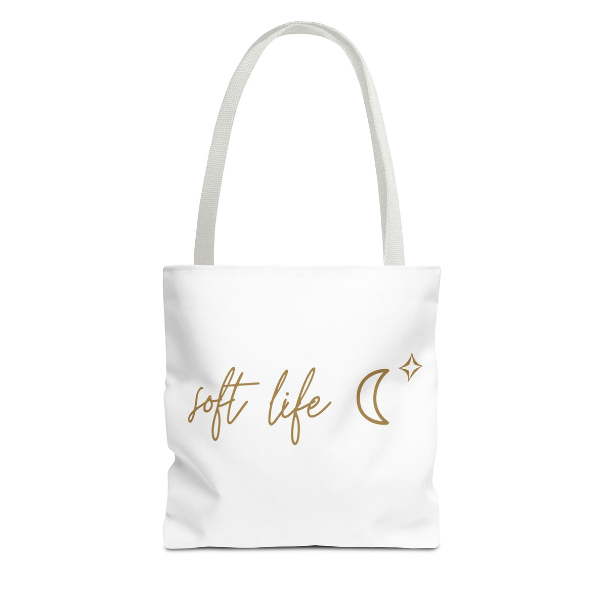 Soft Life Tote Bag | Multiple Sizes | Personalization possible | Multiple Handle Colors