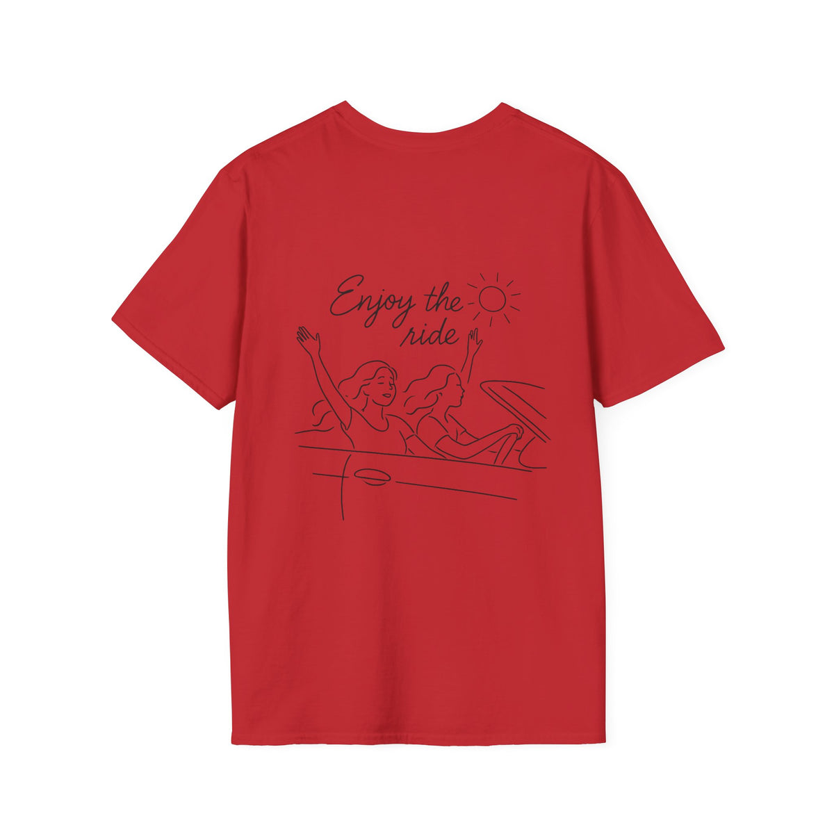 Vibes T-Shirt with back print | Multiple colors