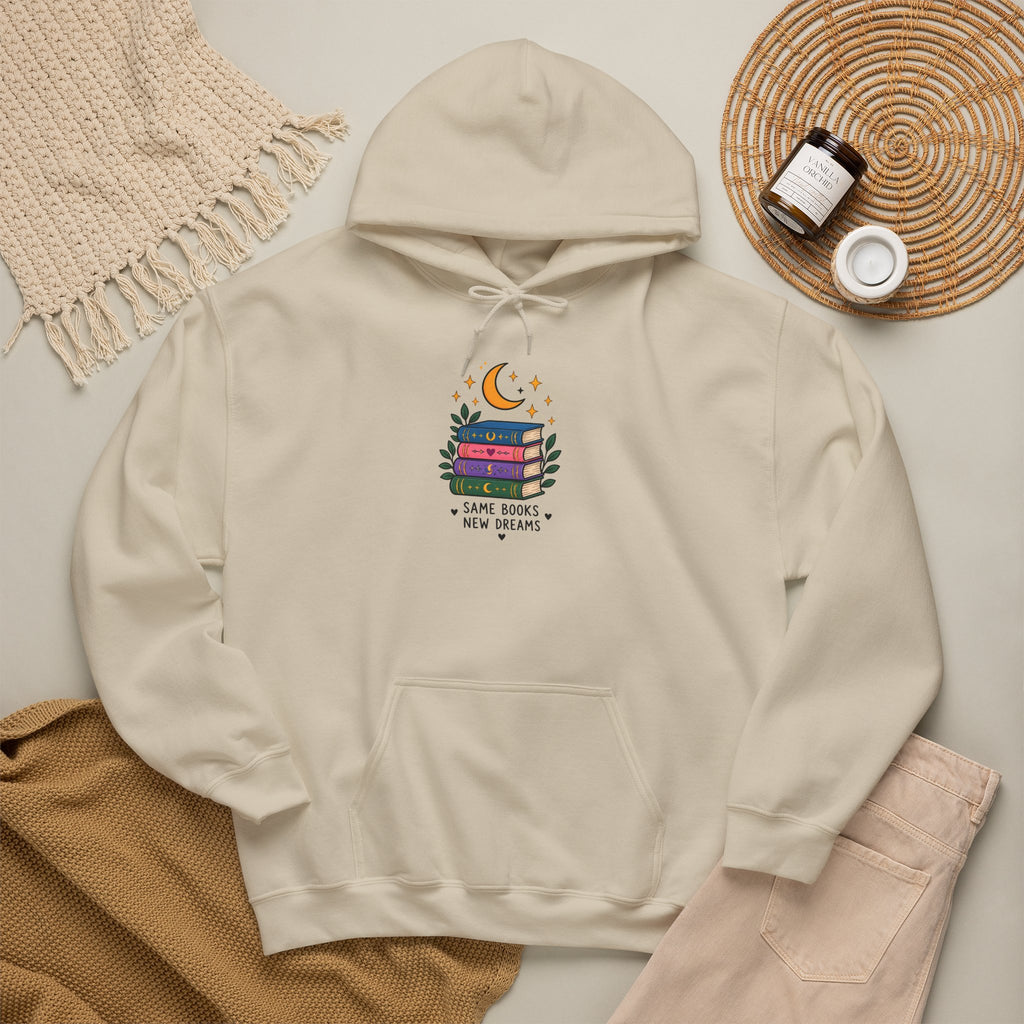 Book Lover Hoodie | Same Books New Dreams
