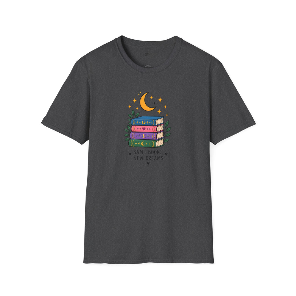 Book Lover T-Shirt — Same Books, New Dreams