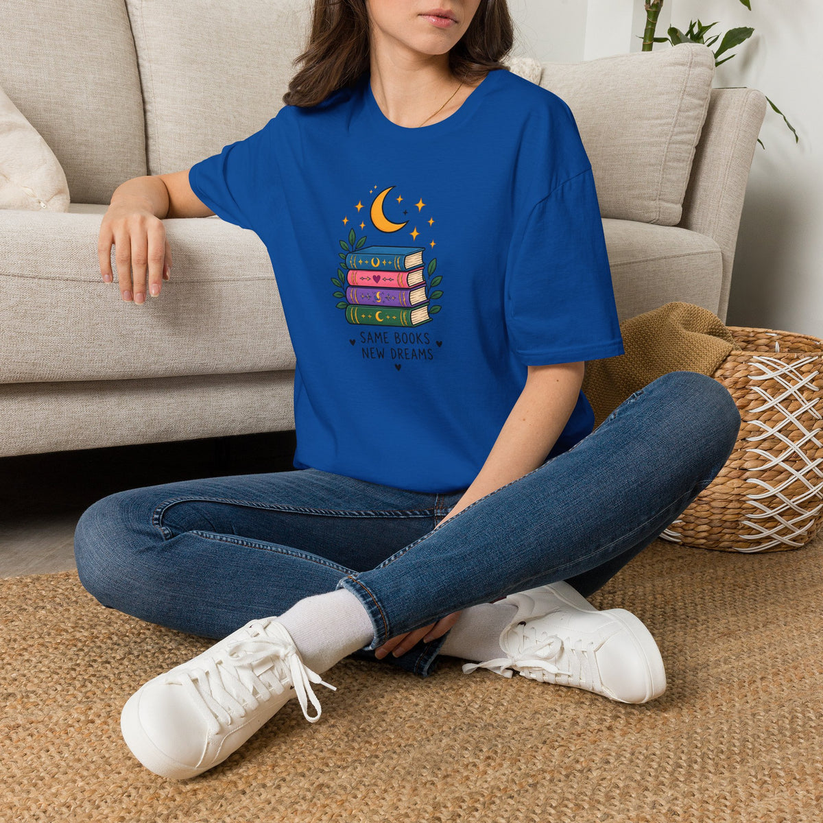 Book Lover T-Shirt — Same Books, New Dreams