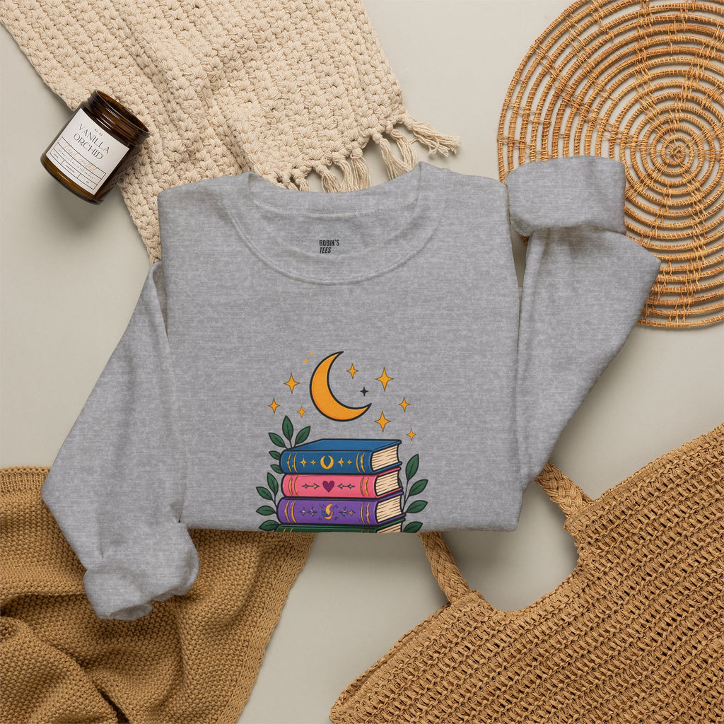 Book Lover Sweatshirt - Same Books New Dreams