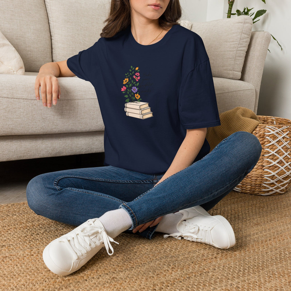 Books Grow Brighter Minds T-Shirt