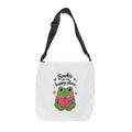 Reading Frog Adjustable Tote Bag