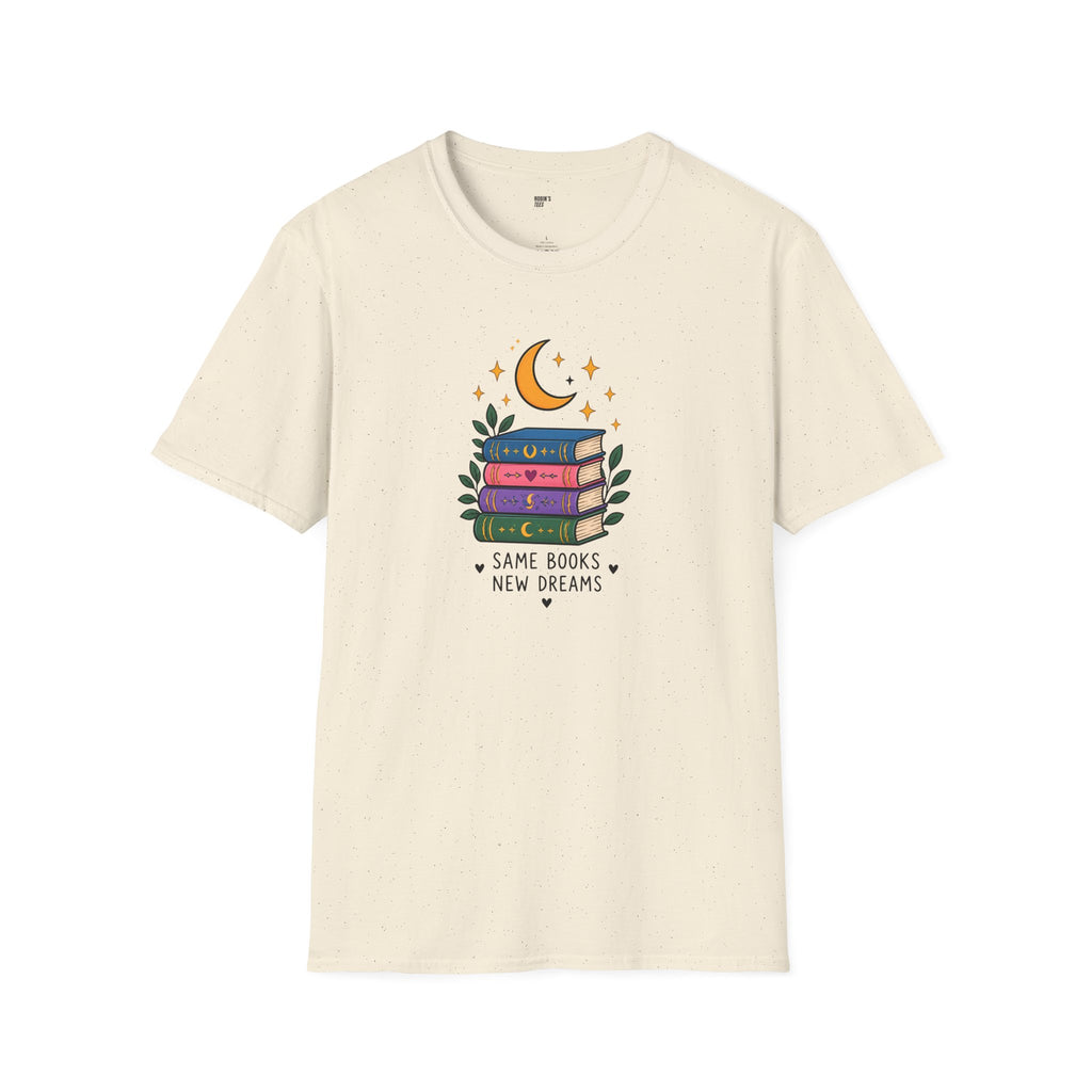 Book Lover T-Shirt — Same Books, New Dreams