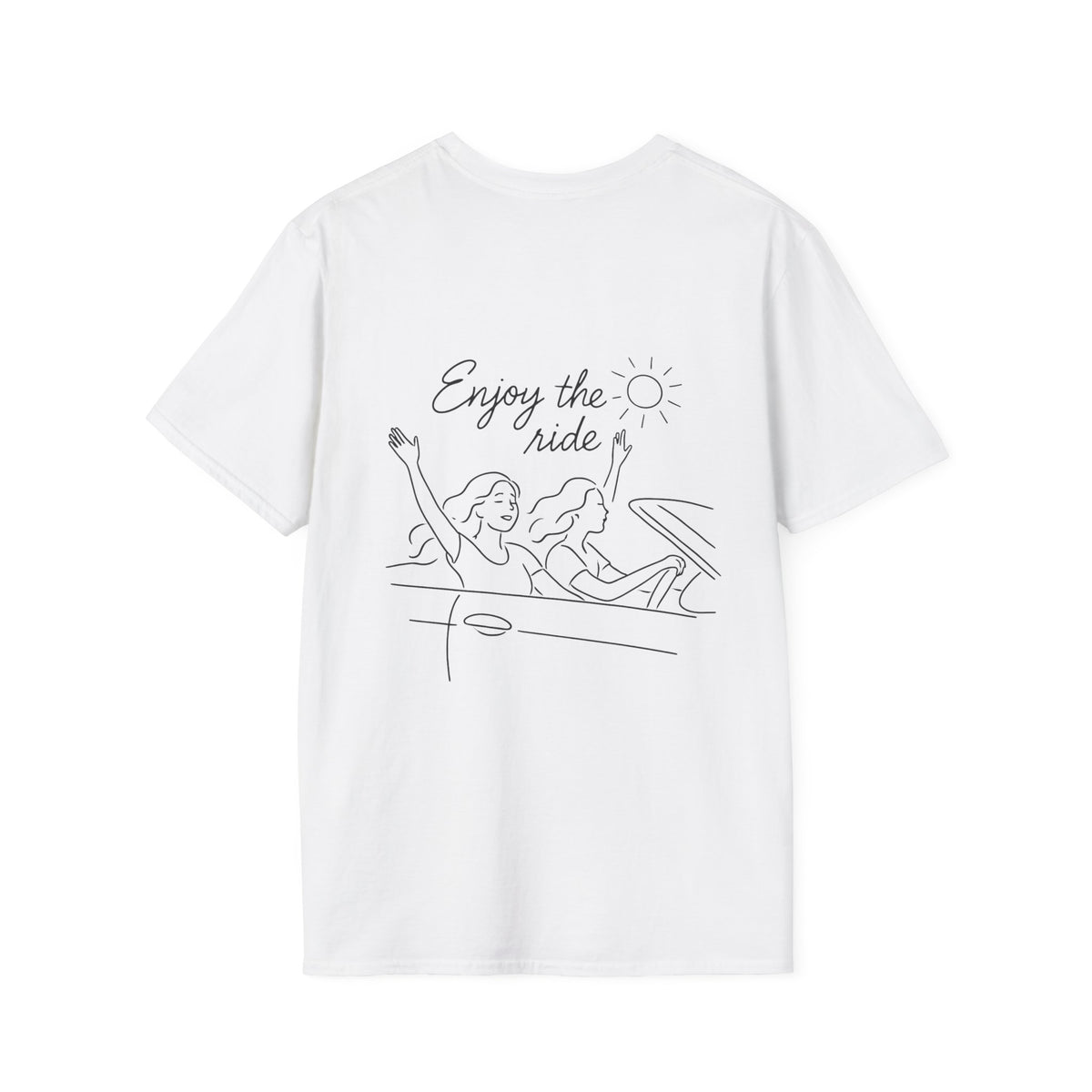Vibes T-Shirt with back print | Multiple colors