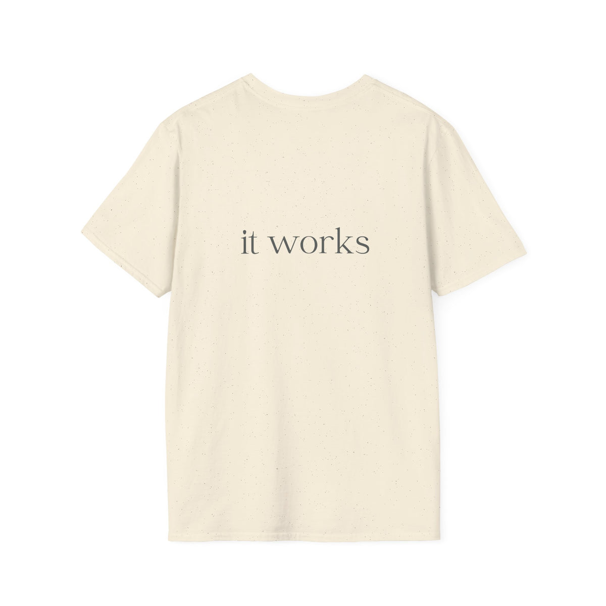 Stay Delulu It Works T-Shirt with front and back print | Multiple Colors