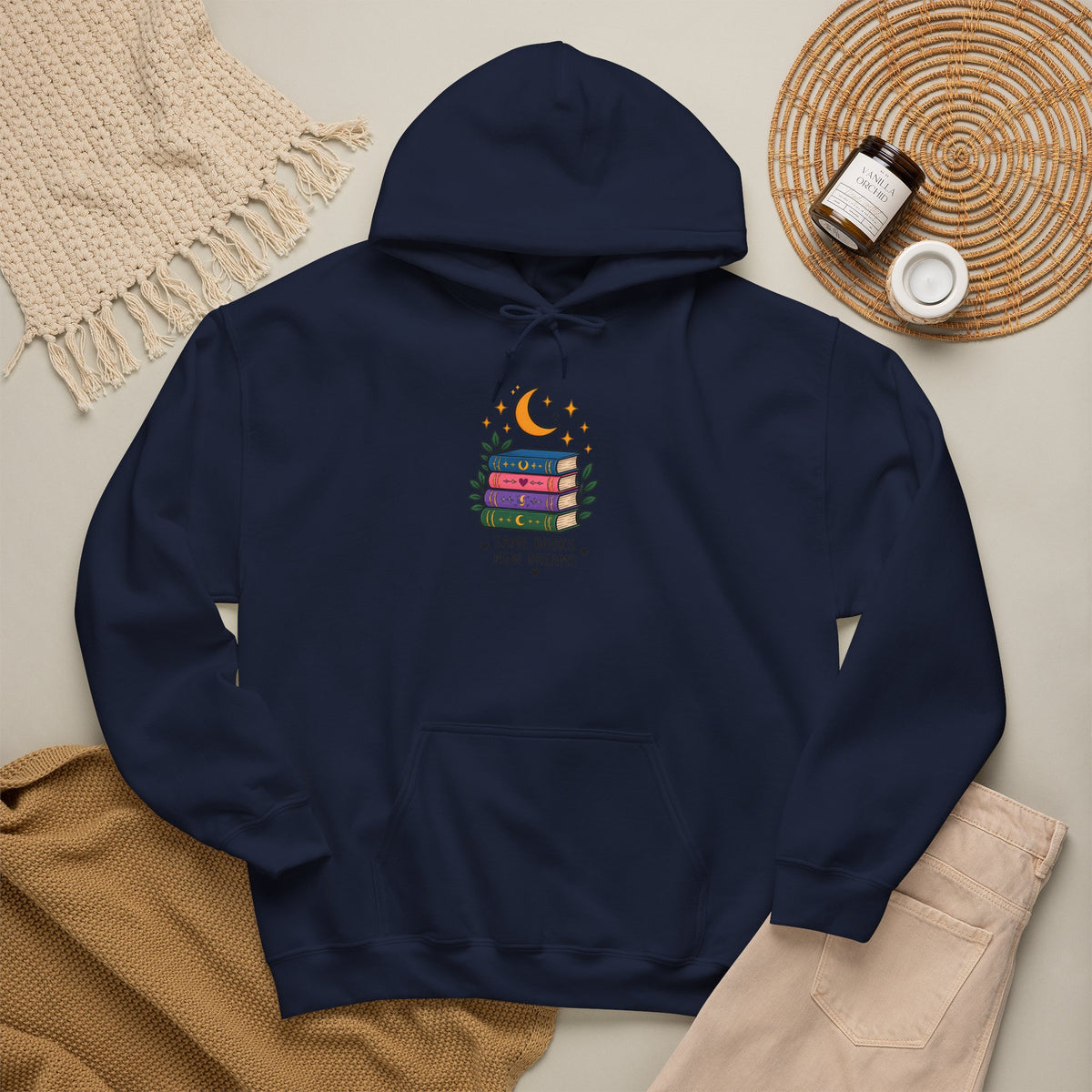 Book Lover Hoodie | Same Books New Dreams