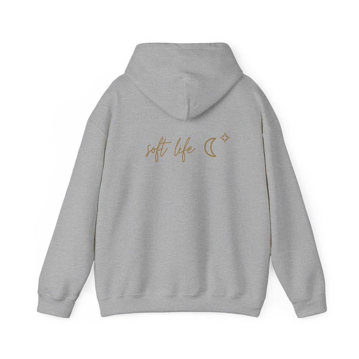 Soft Life Hoodie with back print | Multiple Colors