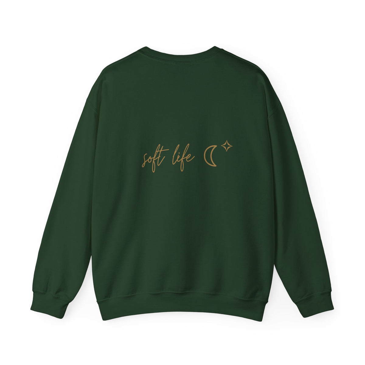 Soft Life Sweatshirt with back print | Multiple Colors