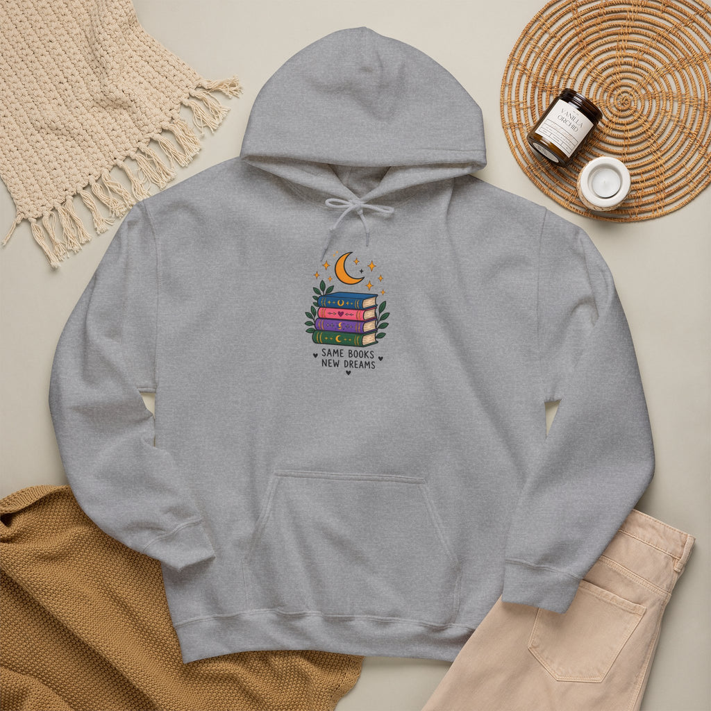 Book Lover Hoodie | Same Books New Dreams