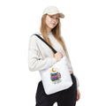 Bookish Moon Tote Bag — "Same Books New Dreams" Literary Canvas Tote
