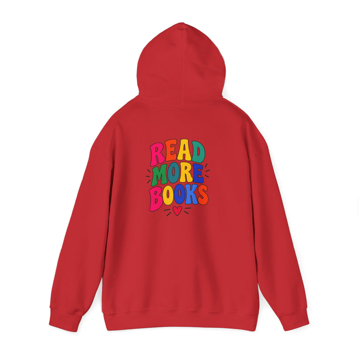 Read More Books Hoodie — Colorful Literary Graphic Pullover