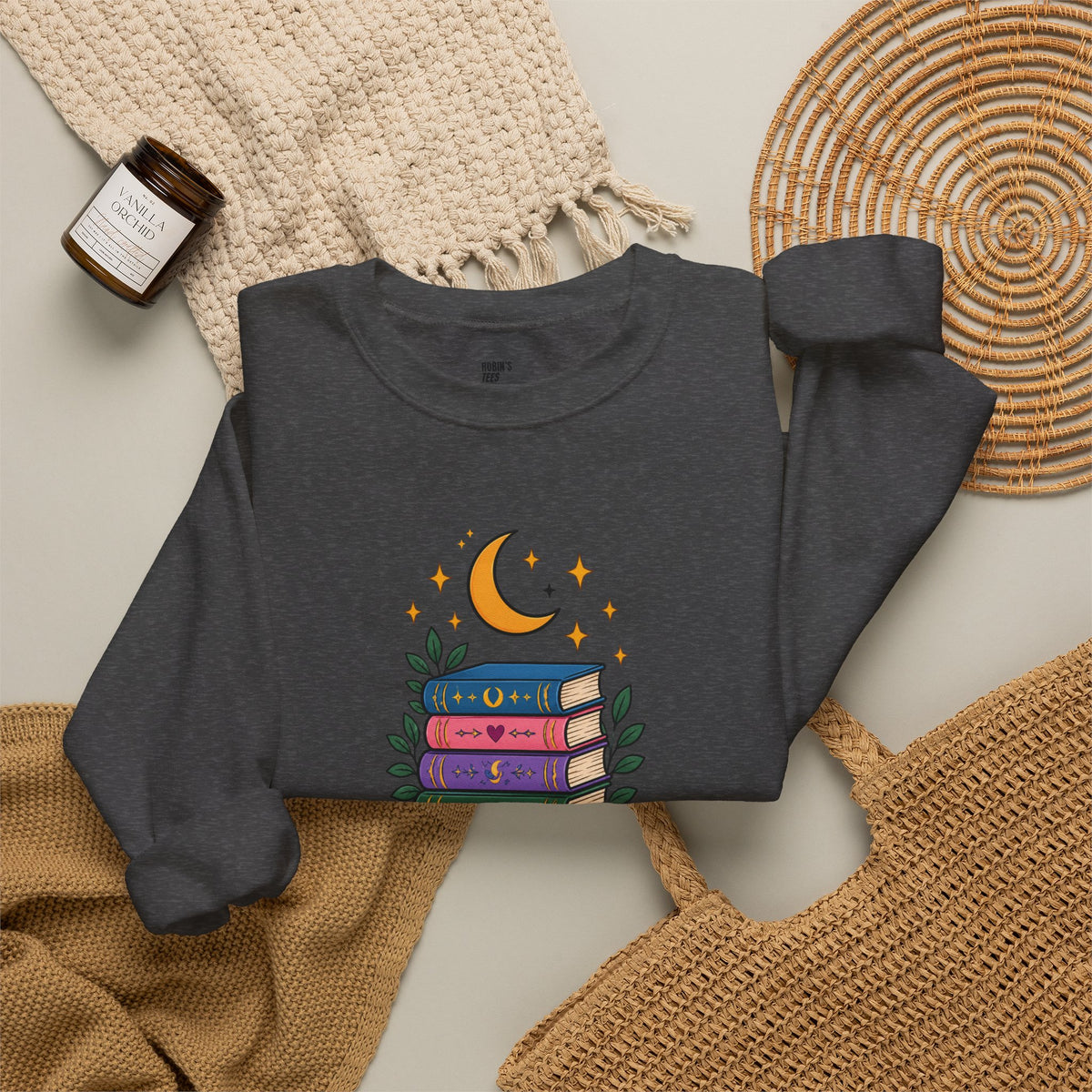 Book Lover Sweatshirt - Same Books New Dreams