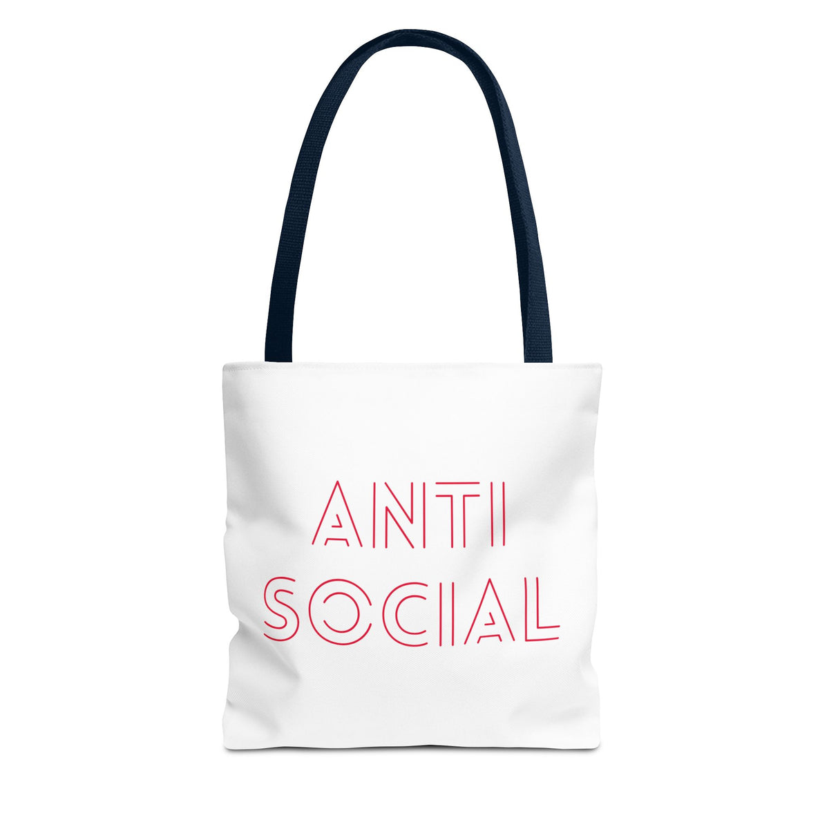 Anti Social Sometimes Tote Bag | Multiple Sizes | Personalization possible | Multiple Handle Colors