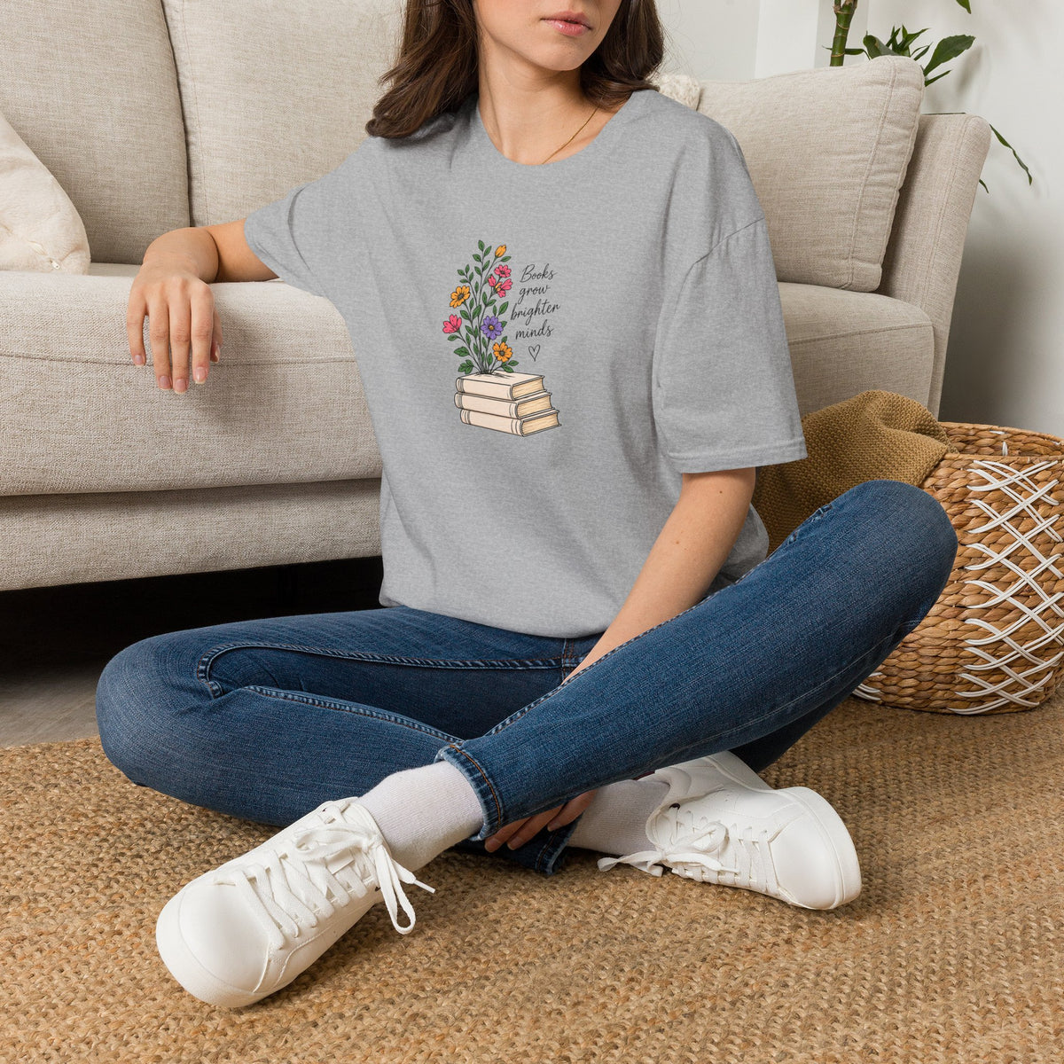 Books Grow Brighter Minds T-Shirt
