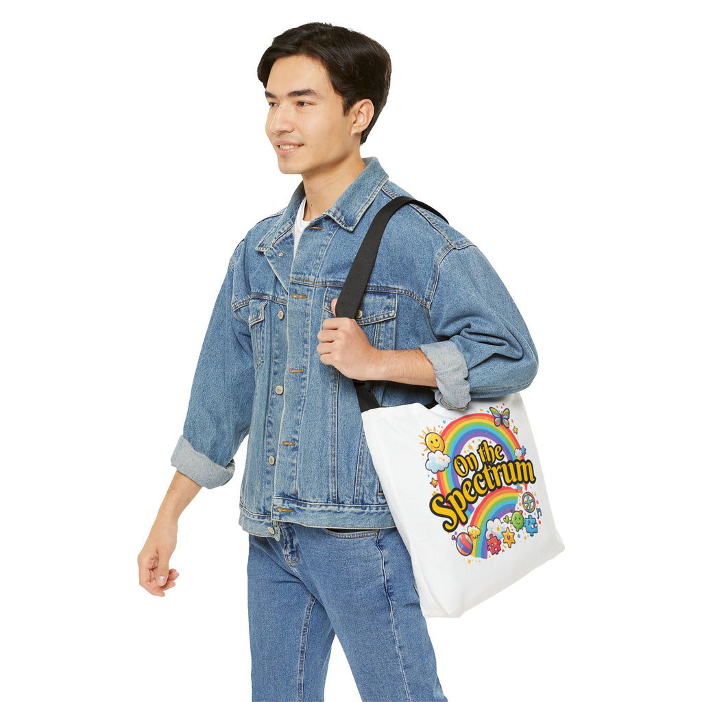 Adjustable Spectrum Tote Bag | Personalization possible | Multiple Sizes