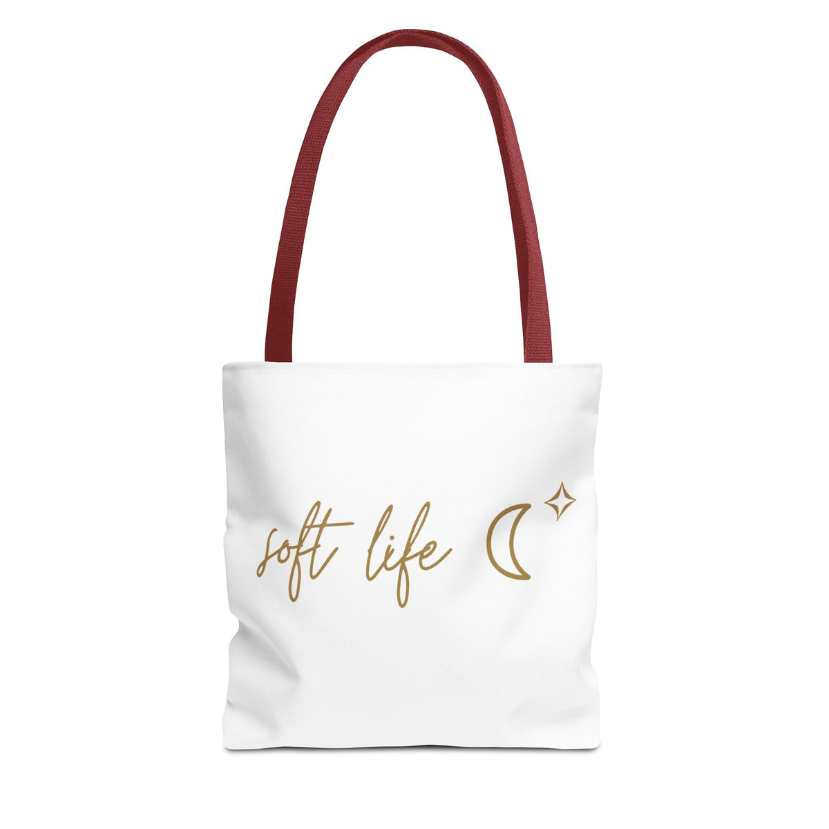 Soft Life Tote Bag | Multiple Sizes | Personalization possible | Multiple Handle Colors