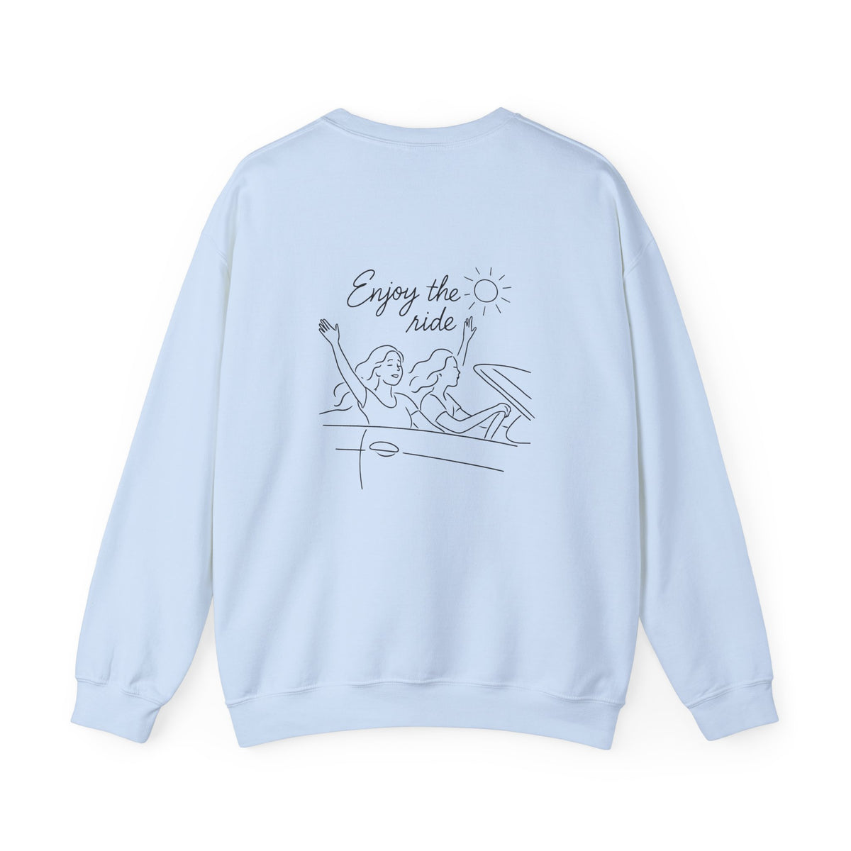 Vibes Sweatshirt with back print | Multiple Colors