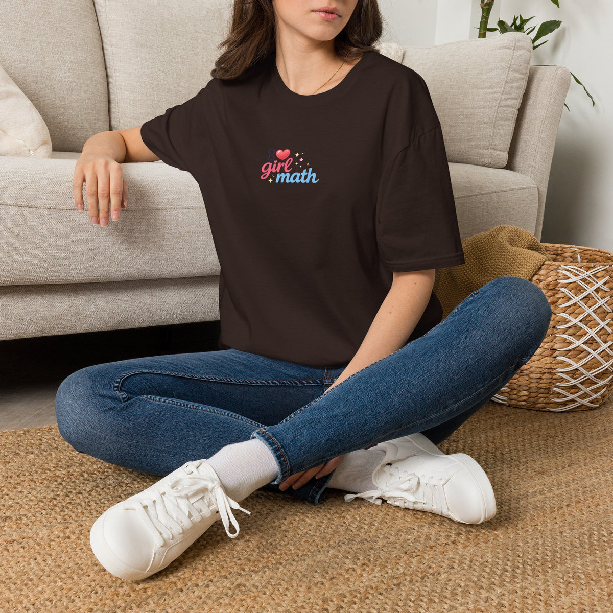 Girl Math T-Shirt with front print | Multiple Colors
