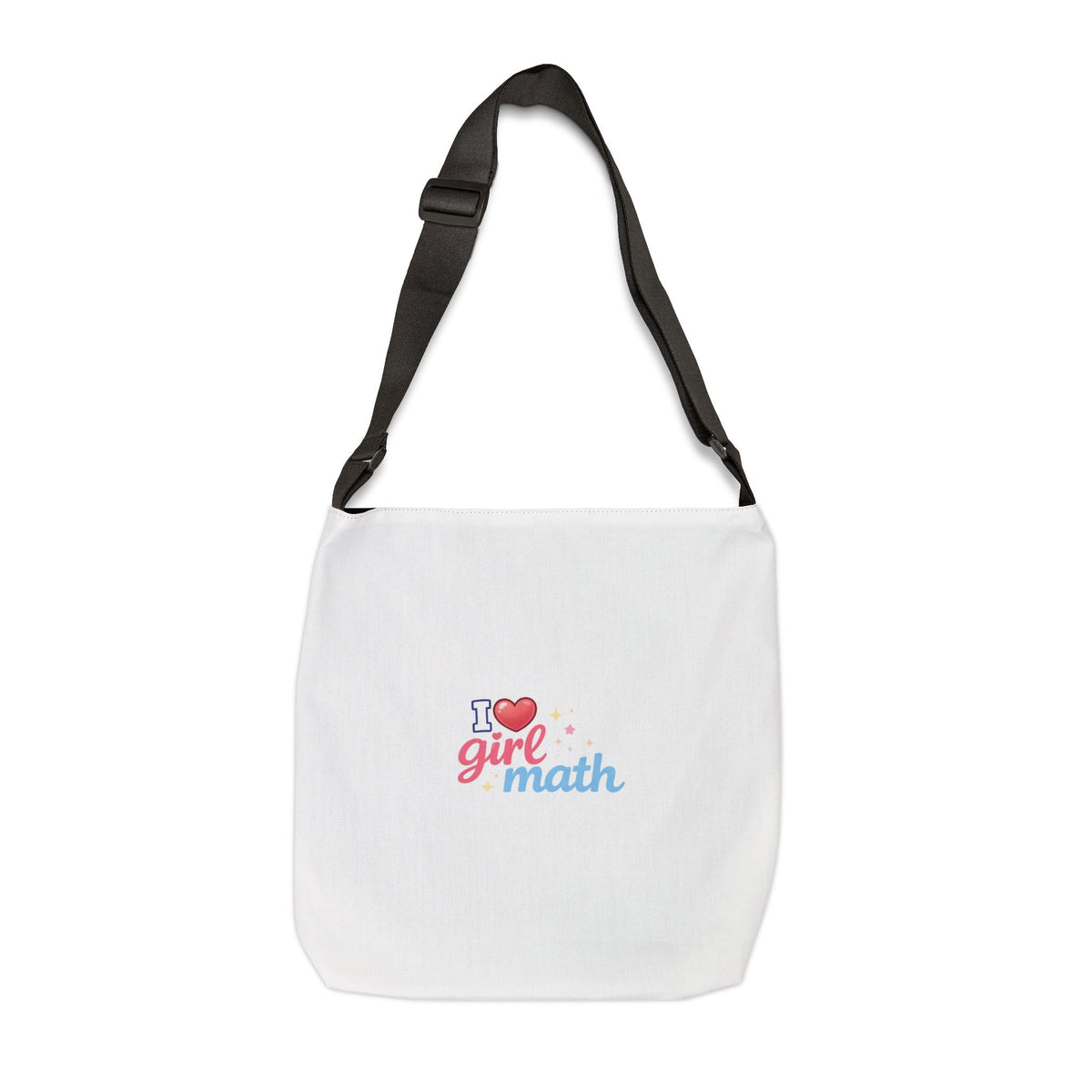 Adjustable Girl Math Tote Bag | Personalization possible | Multiple Sizes