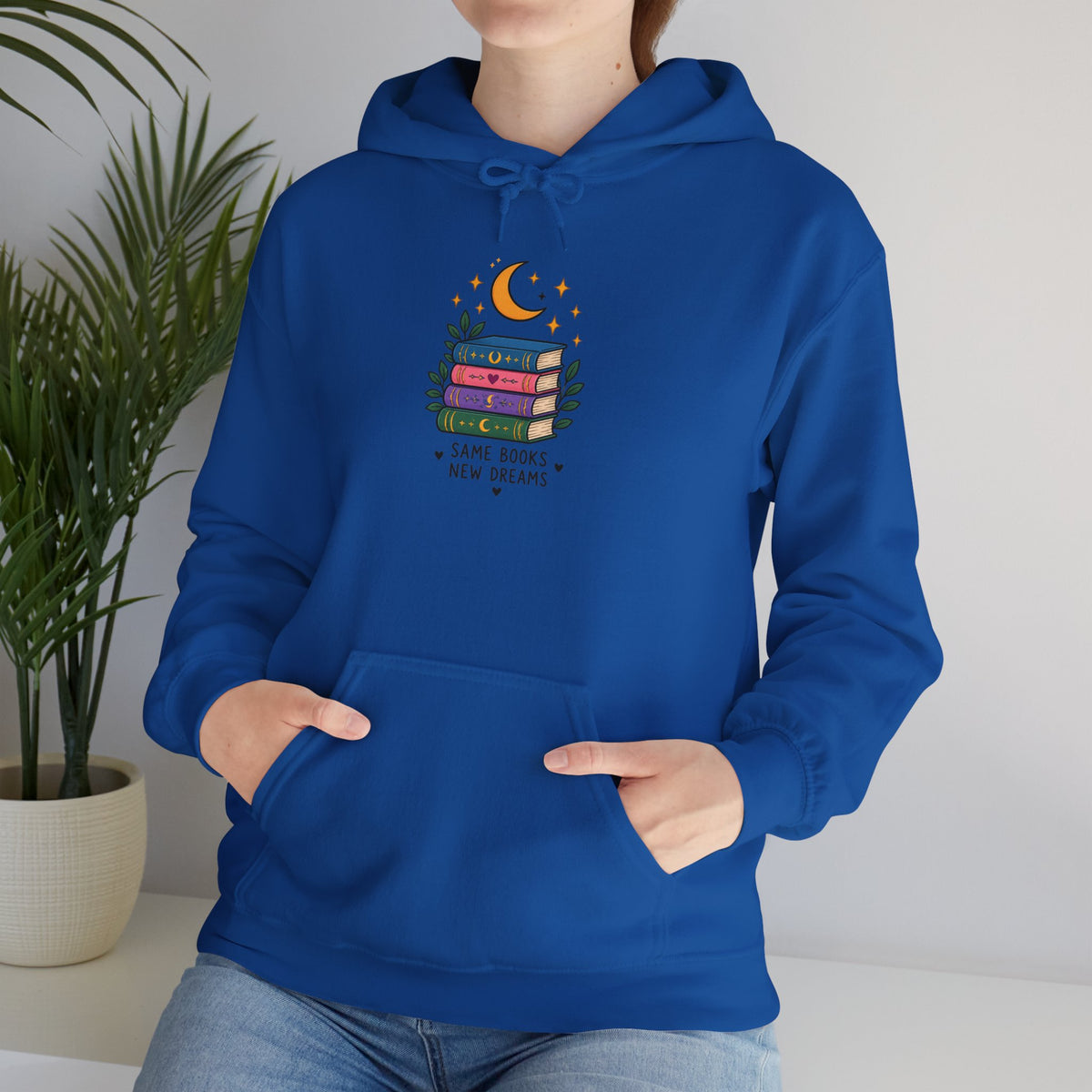 Book Lover Hoodie | Same Books New Dreams
