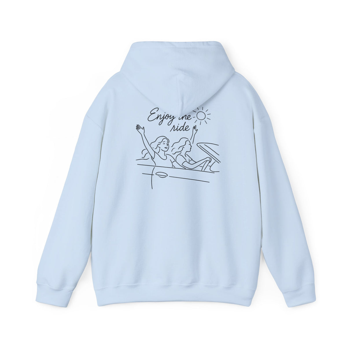 Vibes Hoodie with back print | Multiple Colors