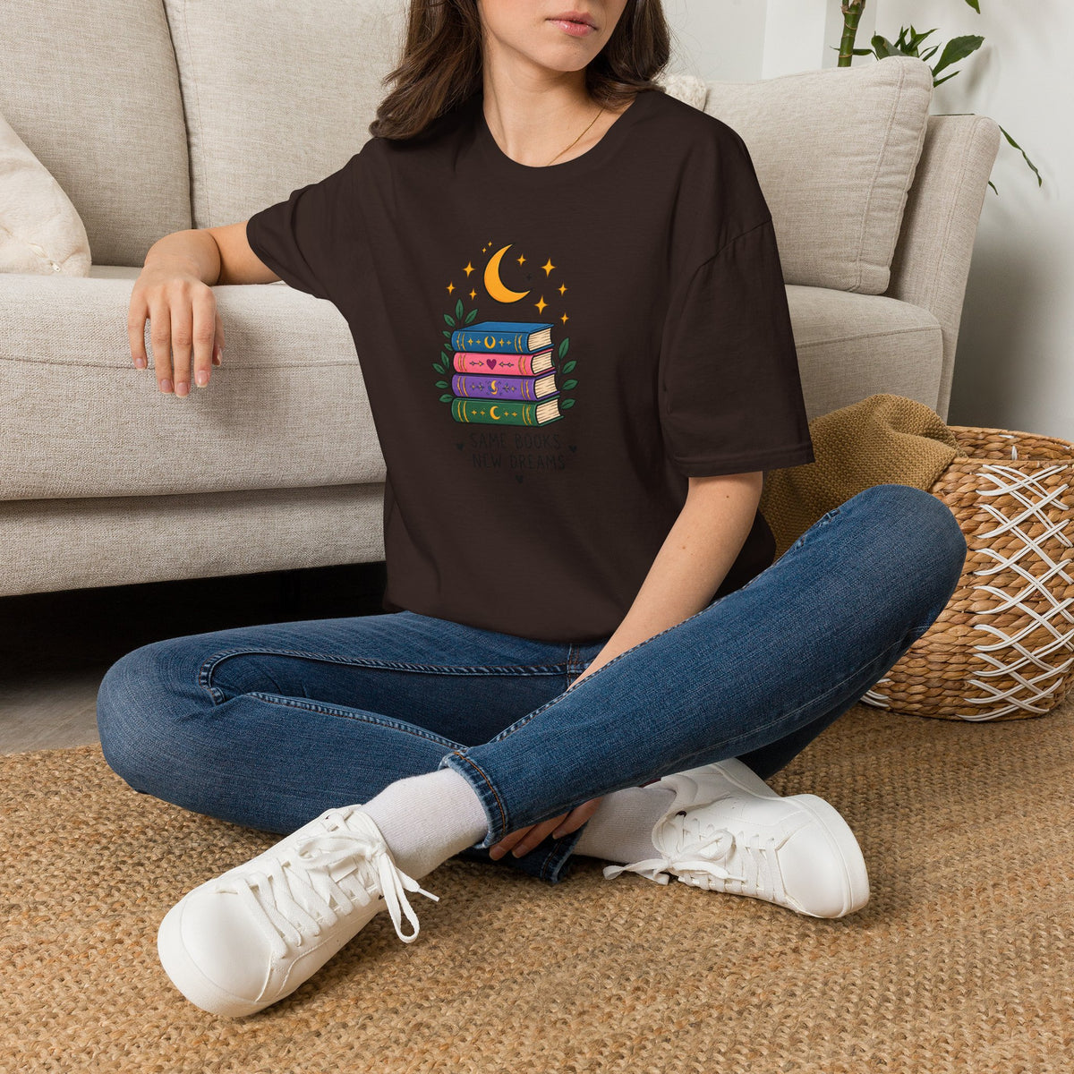 Book Lover T-Shirt — Same Books, New Dreams