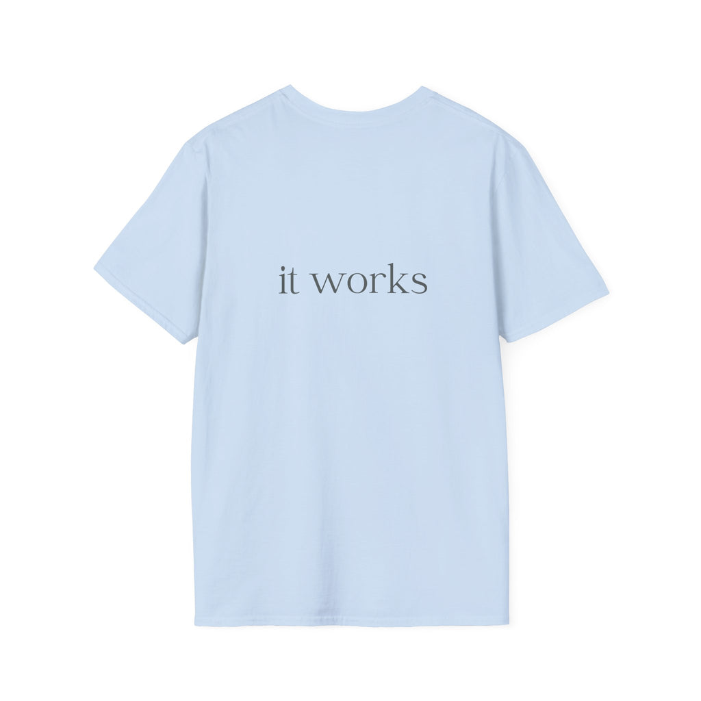 Stay Delulu It Works T-Shirt with front and back print | Multiple Colors
