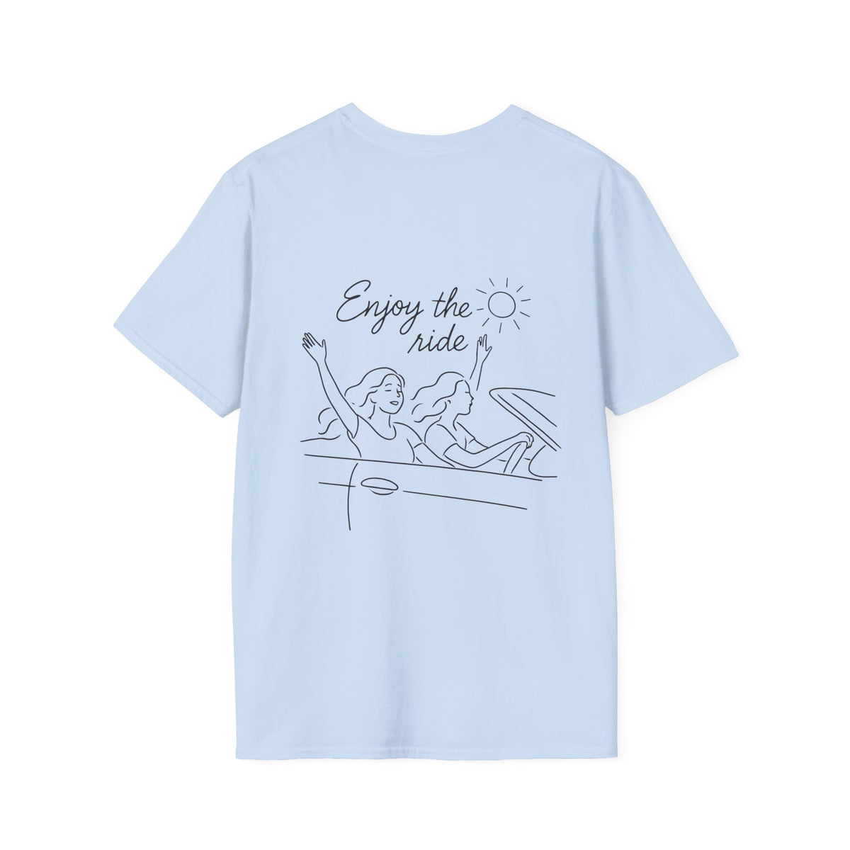 Vibes T-Shirt with back print | Multiple colors