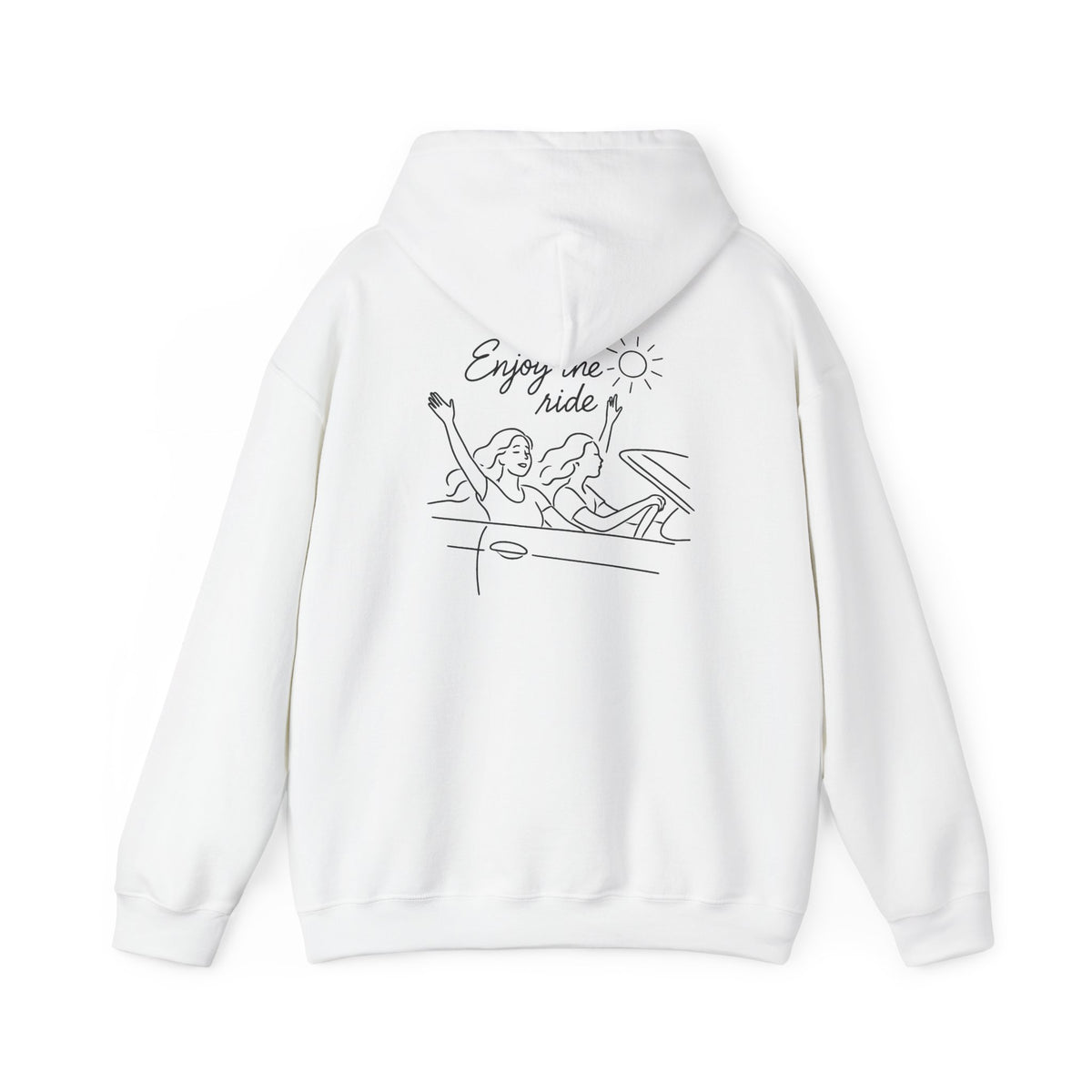 Vibes Hoodie with back print | Multiple Colors