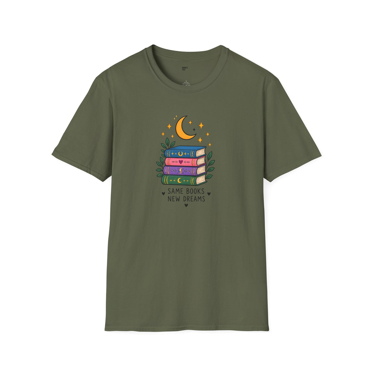 Book Lover T-Shirt — Same Books, New Dreams