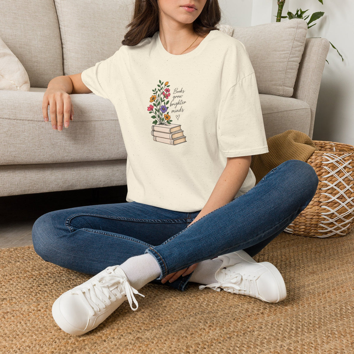 Books Grow Brighter Minds T-Shirt