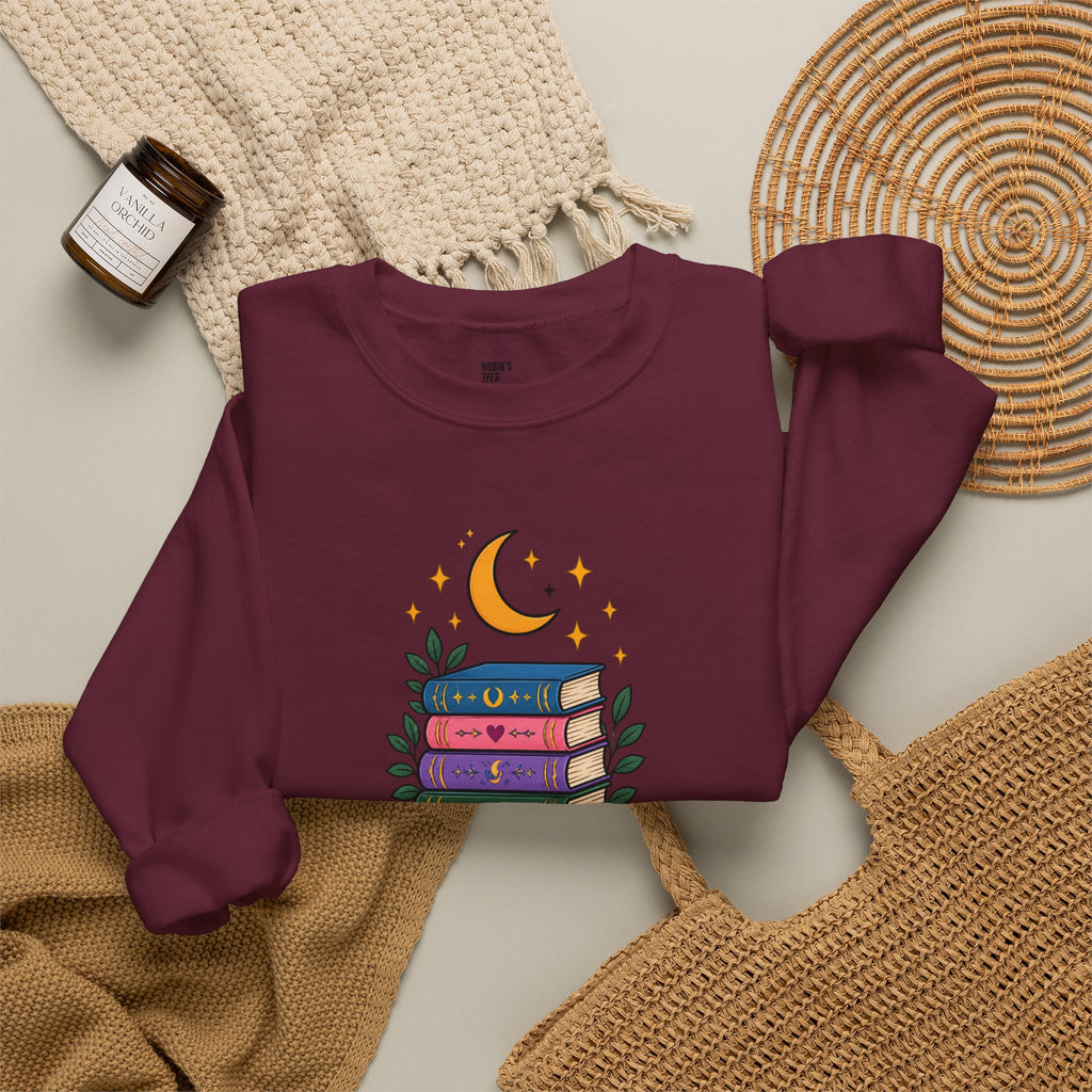 Book Lover Sweatshirt - Same Books New Dreams