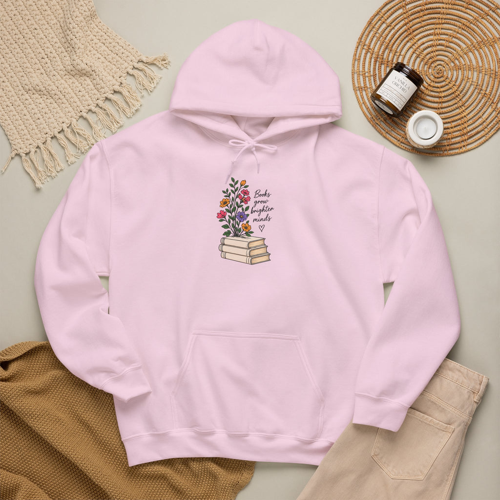 Books Grow Brighter Minds Hoodie