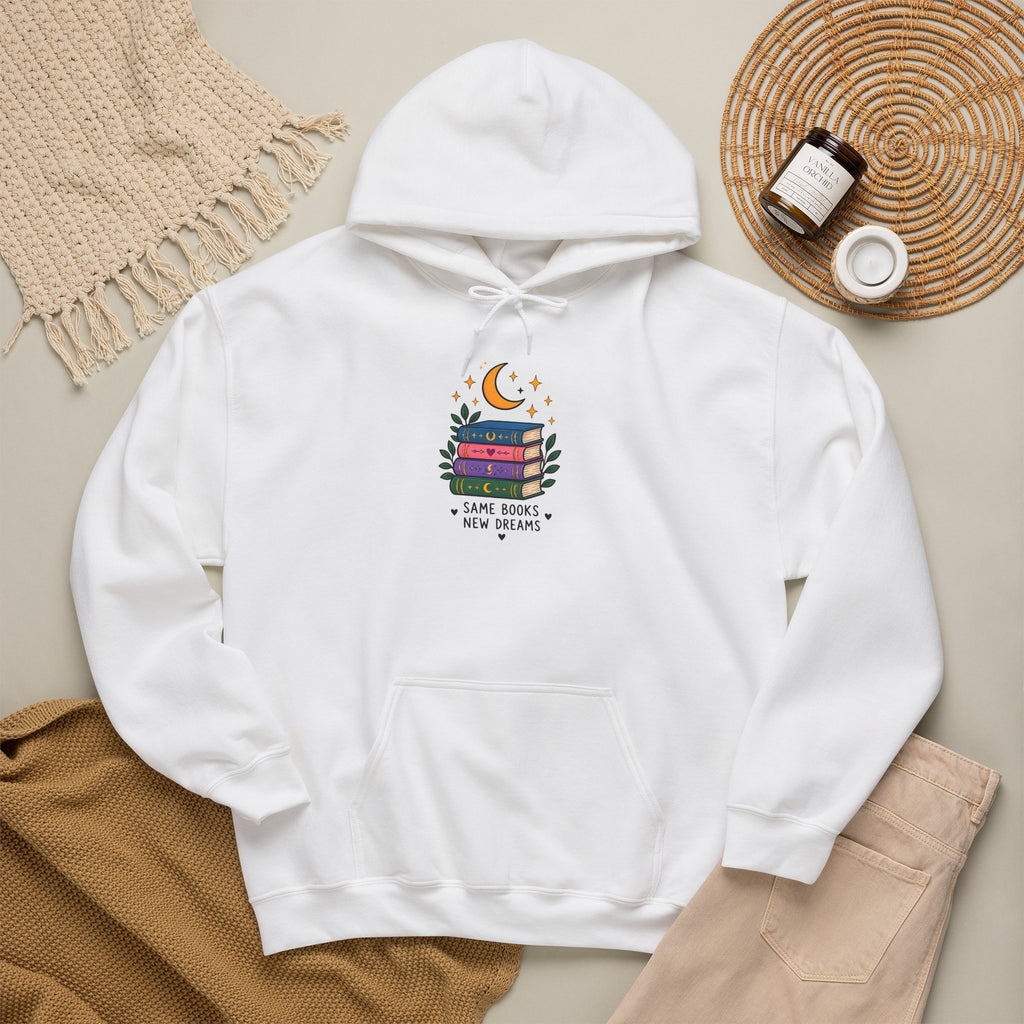 Book Lover Hoodie | Same Books New Dreams