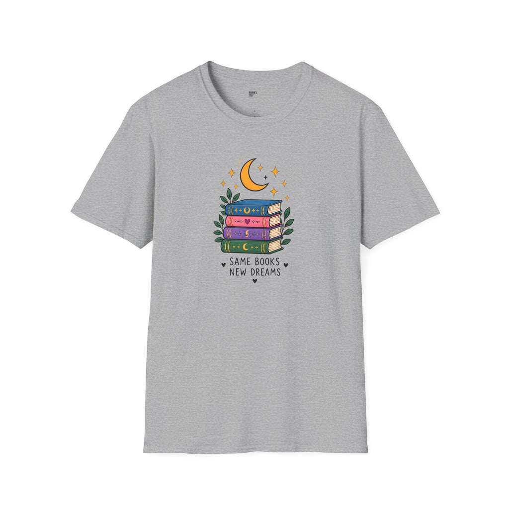 Book Lover T-Shirt — Same Books, New Dreams